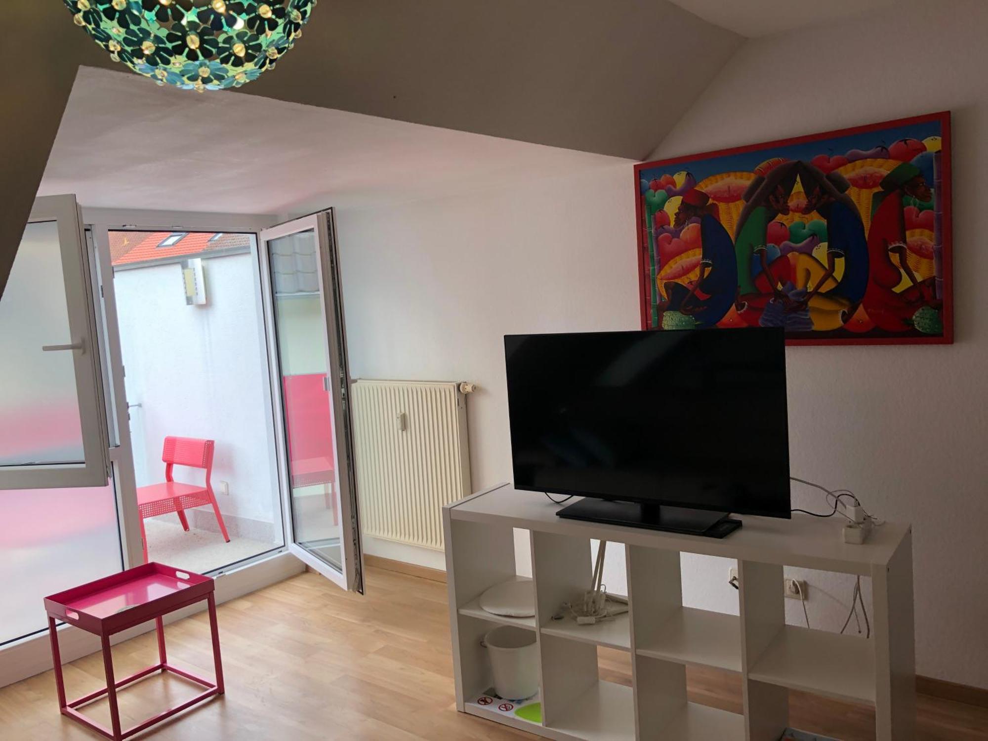 Studio Ochsenfurt Mit Sonnigem Balkon Экстерьер фото
